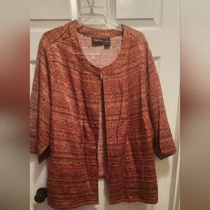 Tribal Multicolor Open Front Jacket